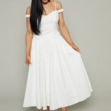 Iris Off The Shoulder Midi Dress