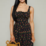 Ferris Floral Corset Mini Dress