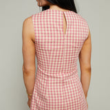 Priyanka Gingham Mini Dress