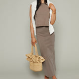 Jana Jersey Midi Skirt