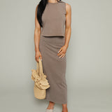 Jana Jersey Midi Skirt