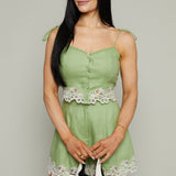 Winslow Linen Embroidered Top