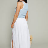 Halley Airy Gauze Midi Skirt