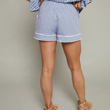 Nixon High Waisted Gingham Shorts
