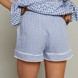 Nixon High Waisted Gingham Shorts
