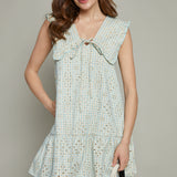 Odessa Floral Embroidered Mini Dress