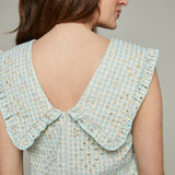 Odessa Floral Embroidered Mini Dress