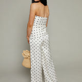 Kent Satin Polka Dot Top