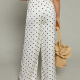 Cannes Satin Polka Dot Pants