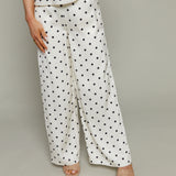 Cannes Satin Polka Dot Pants