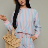 Mercedes Striped French Terry Sweatshirt