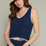 Nadia Whipstitch Tank Top - Eclipse