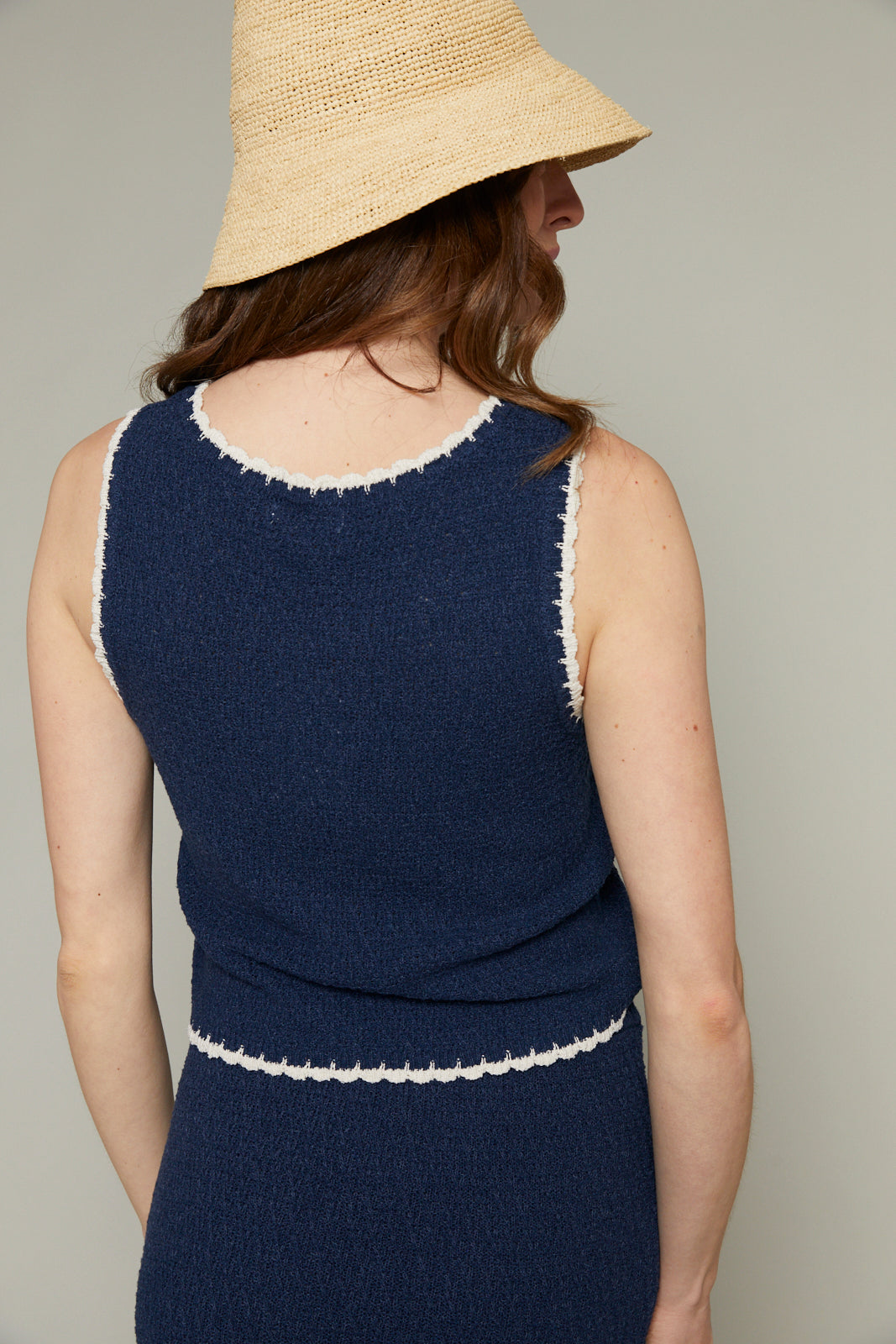 Nadia Whipstitch Tank Top - Eclipse