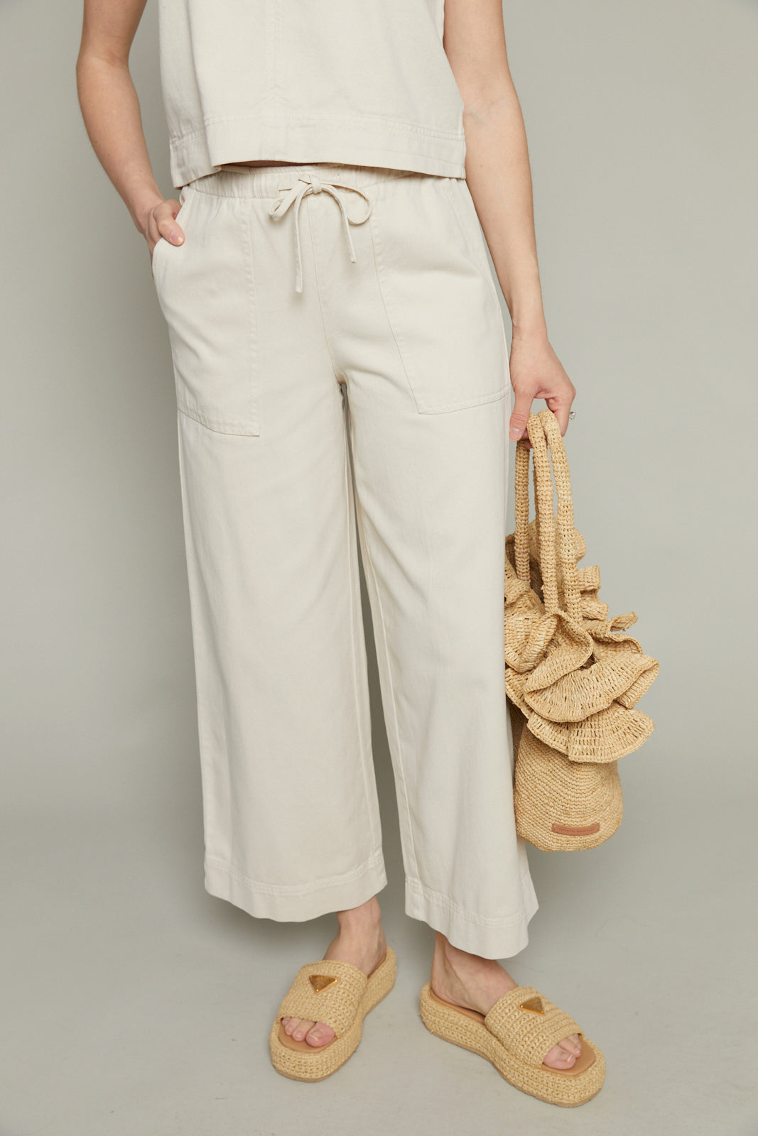 Salem Twill Ankle Pant