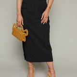 Theresa Side Slit Midi Skirt