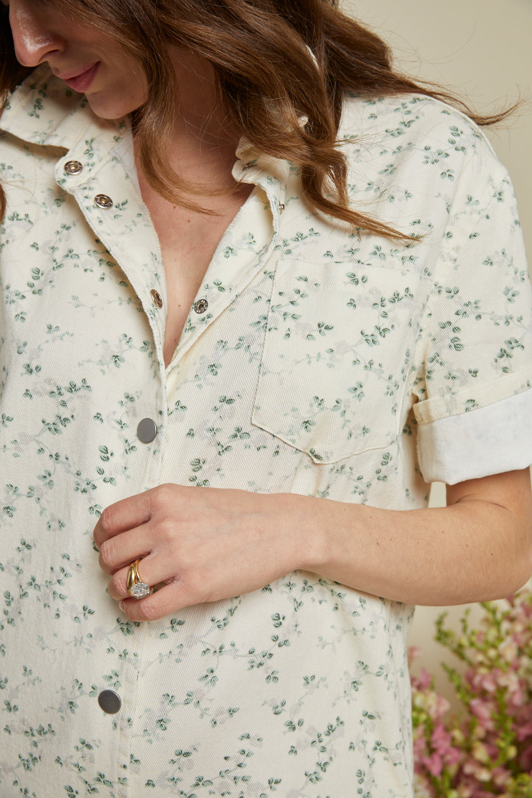 Genevieve Relaxed Denim Romper