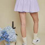 Bindi Gingham Skort - Lilac