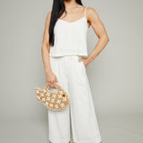 Haven Knit Eyelet Crop Tank