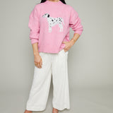 Shelly Knit Eyelet Ankle Pants
