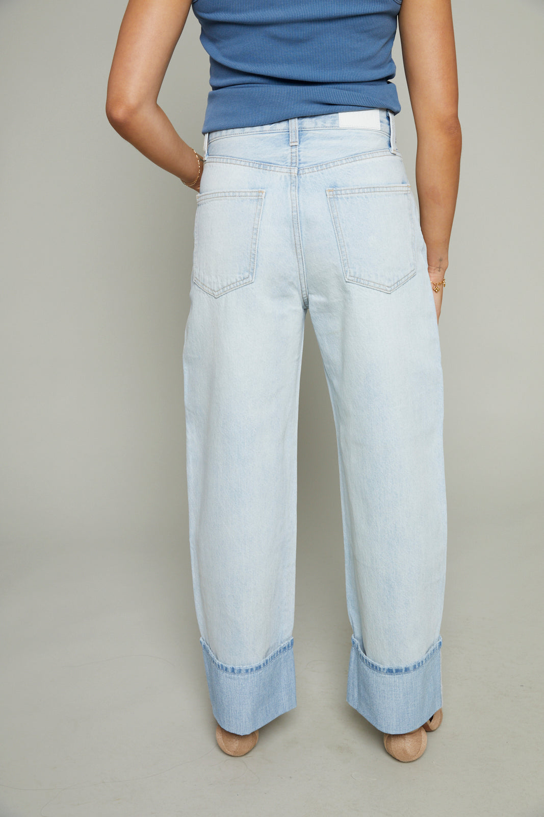 Carson Cuffed Straight Leg Jeans - Sunrise