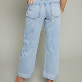 Davis Mid Rise Cuffed Straight Jean - Berkeley