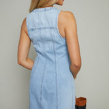 Rex Button Down Denim Mini Dress