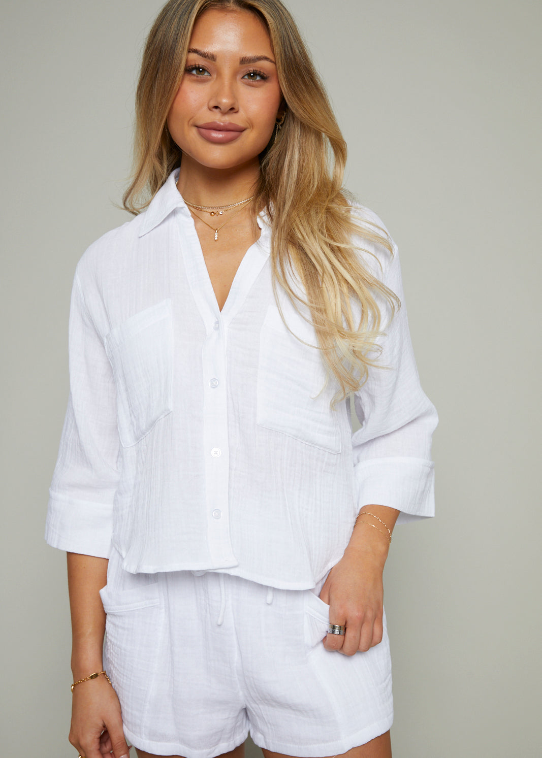 Marianna Floral Embroidered Mini Dress - Ivory No. 14 Marianna Floral Embroidered Mini Dress - Ivory No. 14