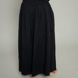 Macky Poplin Maxi Skirt - Noir