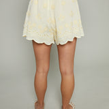 Scarlett Embroidered Scalloped Shorts