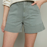 Valerie High Rise Utility Short - Bluff
