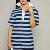 Wells Striped Polo Mini Dress