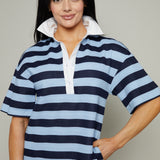 Wells Striped Polo Mini Dress