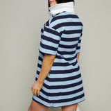 Wells Striped Polo Mini Dress