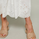 Shiloh Embroidered Midi Dress