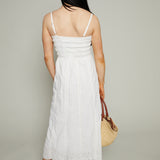 Shiloh Embroidered Midi Dress