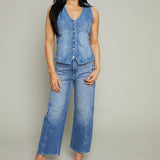 Rhone Hi Rise Bowed Denim Jean