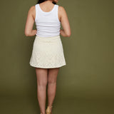 Kimber Eyelet Mini Skirt