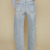 Blake High Rise Barrel Jeans - Clever