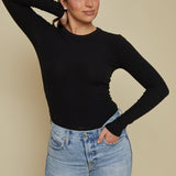 Sullivan Organic Rib Tee - Black