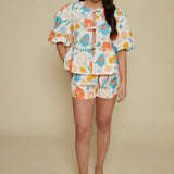 Ellen Floral Print Shorts