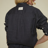 Terri Linen Lounge Button Down