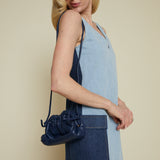 Aubrey Denim Patch Pocket Mini Dress