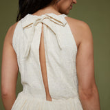 Meeka Eyelet Bubble Hem Mini Dress