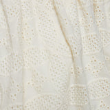 Meeka Eyelet Bubble Hem Mini Dress