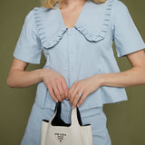 Gwen Peter Pan Collar Top