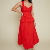 Rosalie Bubble Hem Maxi Skirt