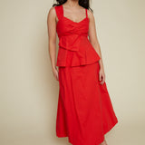 Rosalie Bubble Hem Maxi Skirt