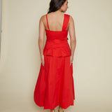 Ona Bow Front Peplum Top