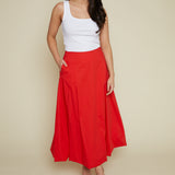 Rosalie Bubble Hem Maxi Skirt