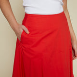Rosalie Bubble Hem Maxi Skirt